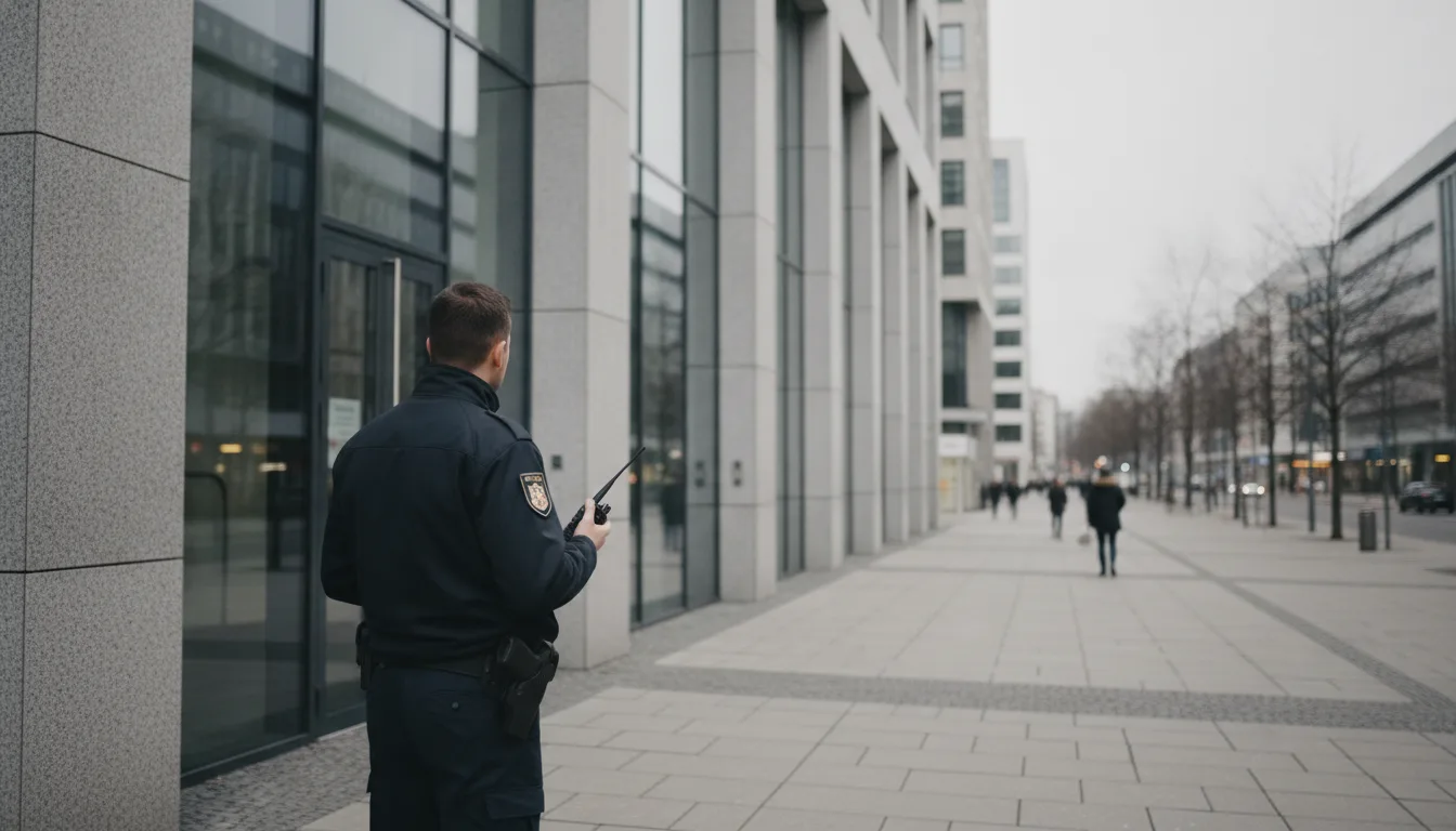 Security Service Hourly Rate Comparison: Security Guard at a Berlin Commercial Property